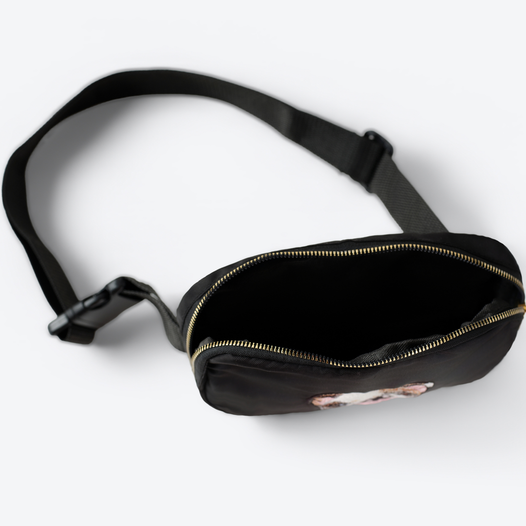 The Custom Embroidered Belt Bag