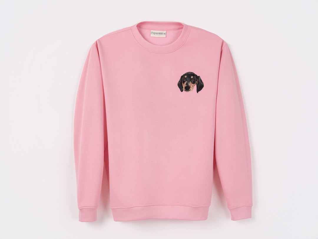 Custom Cat Sweatshirt – Personalized Embroidered Crewneck