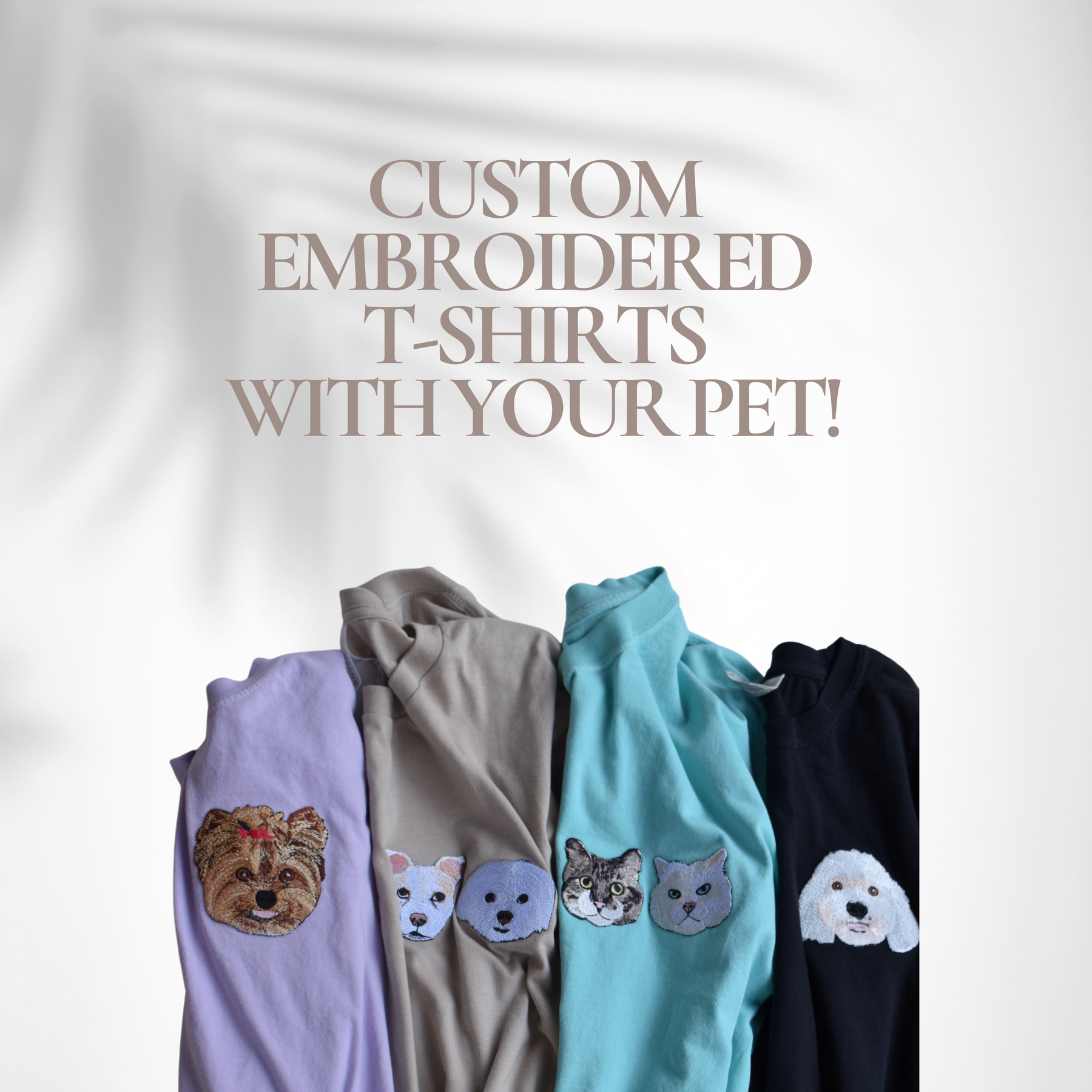 The Custom Embroidered T Shirt